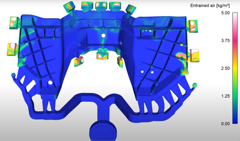 Air Entrainment During Filling | High Pressure Die Casting