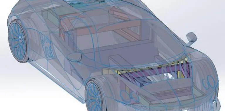 DESIGNING AN INNOVATIVE MODULAR PLATFORM FOR SPORTS CARS USING THE GENERATIVE DESIGN METHOD