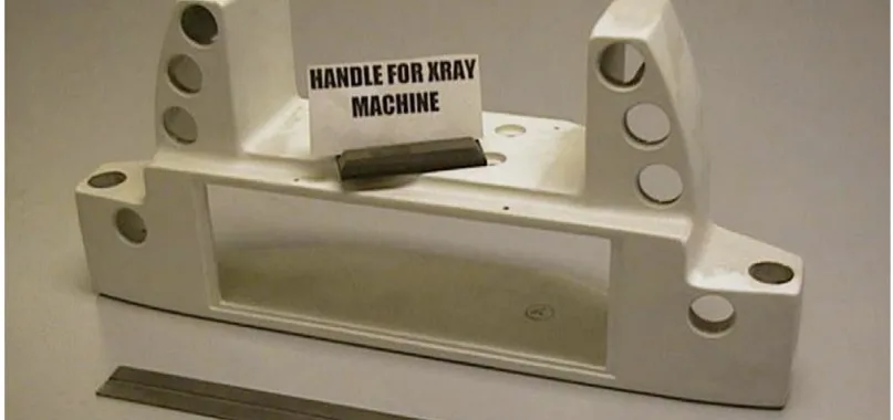 Fig. 1. Handle for X-Ray machine made out of V Process.