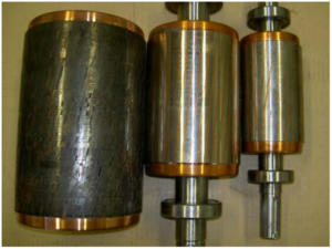 Fig. 3 – View of copper rotors for the considered motors