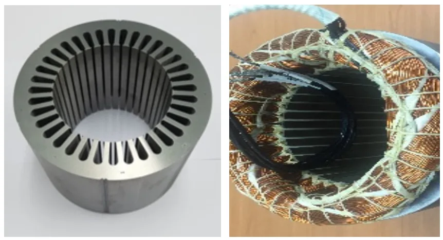 Fig. 6 2.2-kW induction motor stator