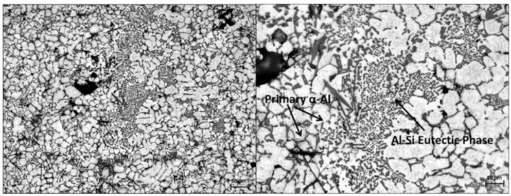 Fig. 7 Microstructure of Taguchi confirmation experiment specimen