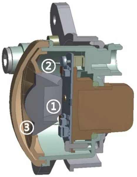 Fig. 9. Mounting position of temperature sensor for experiment
