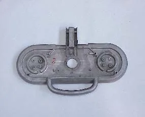 Fig. 3. Non anodized element made from the AC-AlSi12 aluminium alloy, produced by the Pressure Cast method