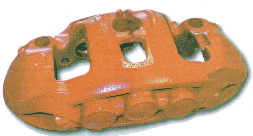 Figure 1: Photograph of the produced Brembo brake calliper