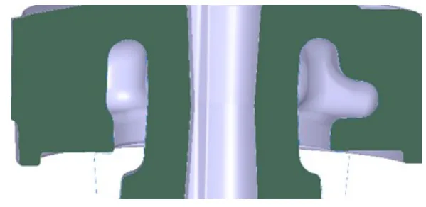 Figure 1. Sectional view of the pump body.