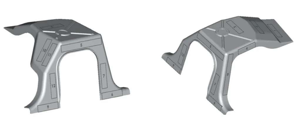 Figure 1. Shock Tower Casting