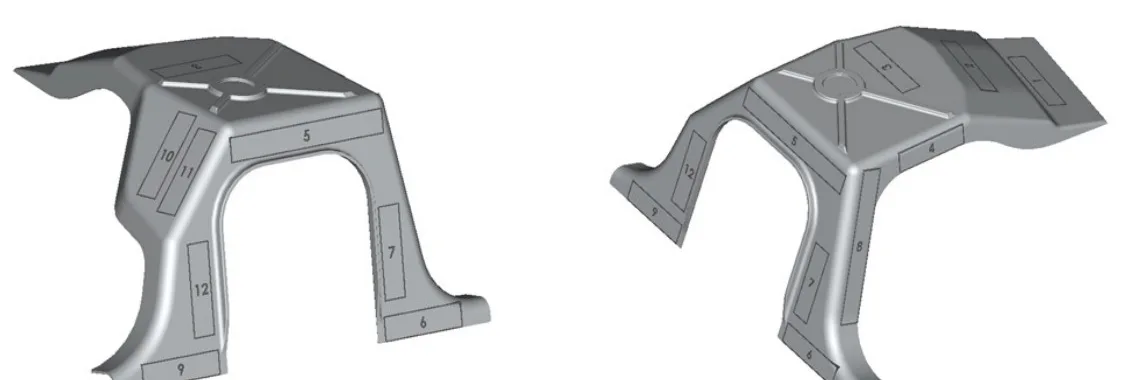 Figure 1. Shock Tower Casting