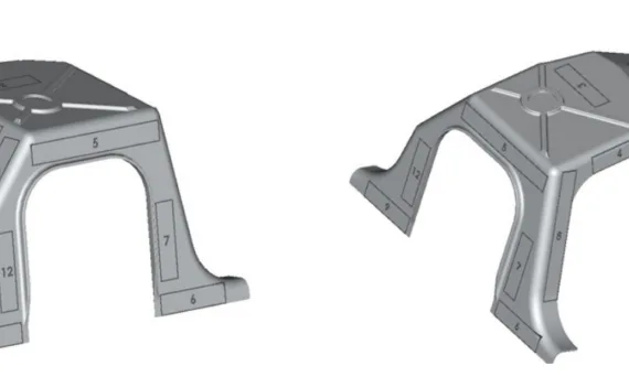 Figure 1. Shock Tower Casting