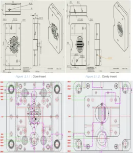 Figure 2.1.3 : Tool Cavity & Core Assembly