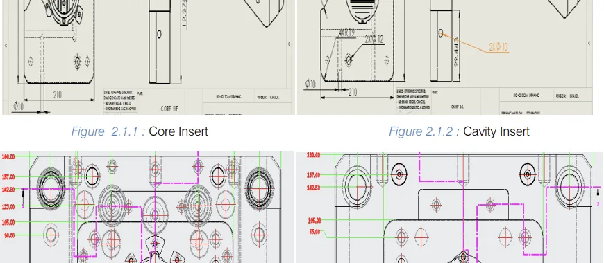 Figure 2.1.3 : Tool Cavity & Core Assembly