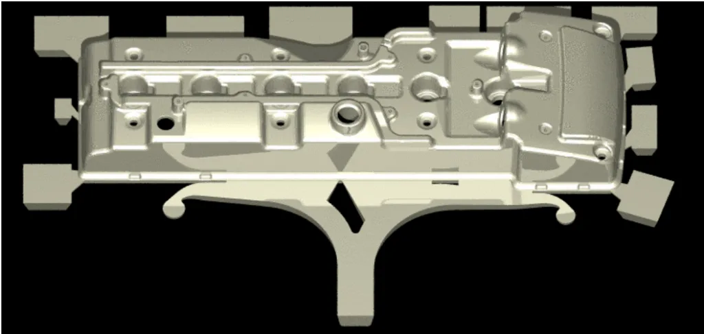 Figure 3: Geometry of rocker cover.