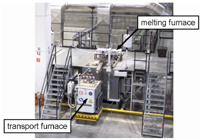 Figure 9: Central melting facility at BMW Landshut plant