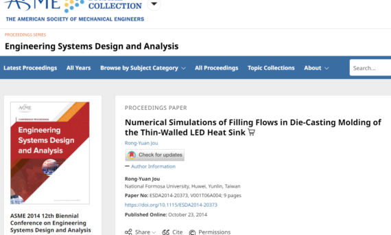 Numerical Simulations of Filling Flows in Die-Casting Molding of the Thin-Walled LED Heat Sink