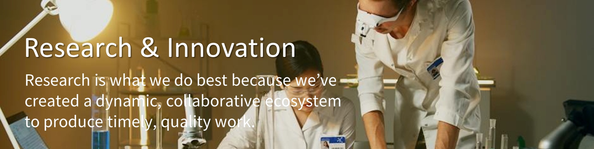 Research and Innovation Banner
