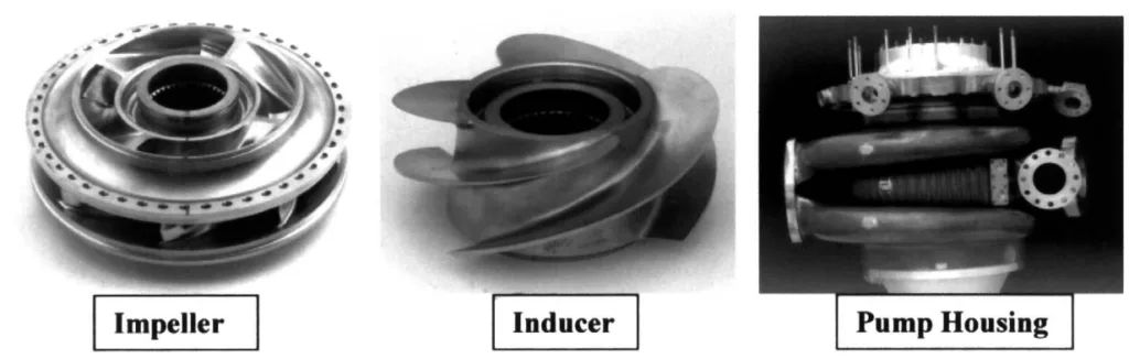 Figure 12. Alloy 718 components used in P&W's Space Shuttle Main Engine.