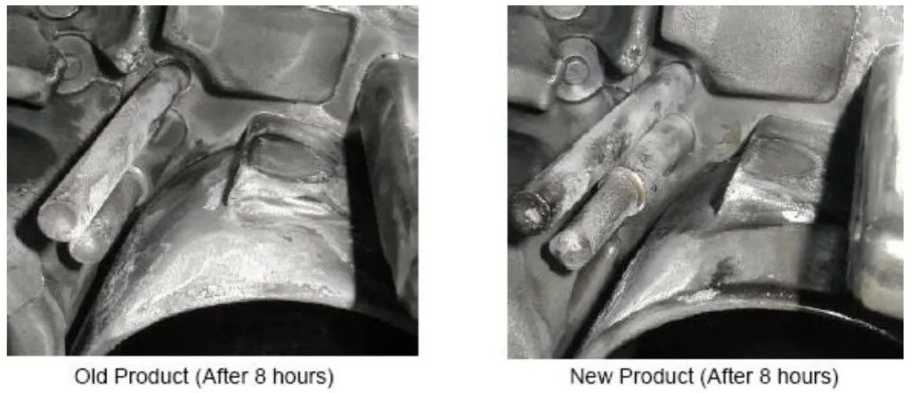 Figure 5: Old Product (After 8 hours) / New Product (After 8 hours)