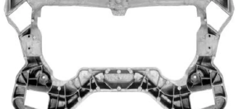 Cast aluminium engine cradle of the Mercedes-Benz C class (C204) (Photo: Aluminium Rheinfelden)