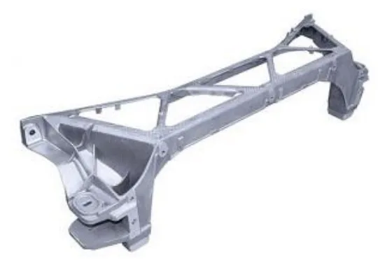 Cast aluminium front cross member for the Porsche Panamera (Photo: GF Automotive)