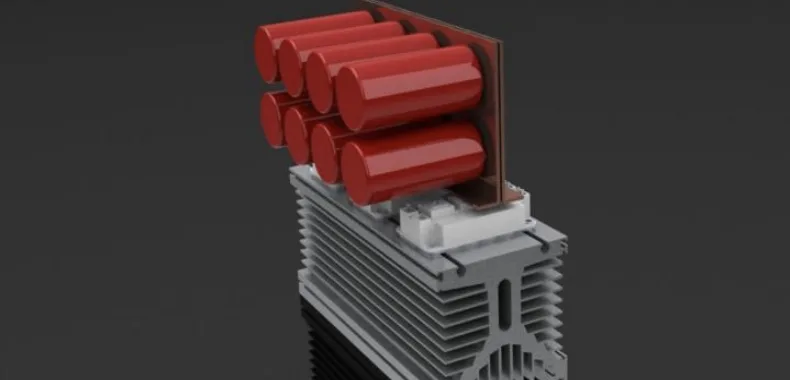 Figure 16. DC-Bus IGBT heatsink and capacitance.