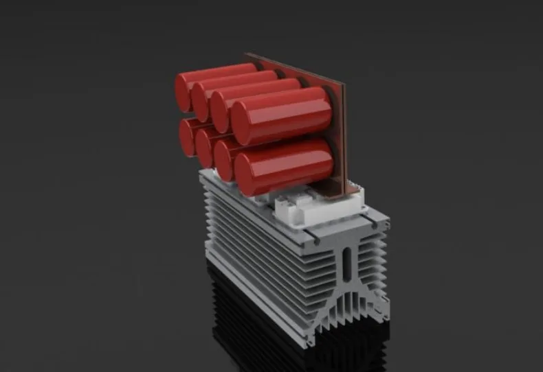 Figure 16. DC-Bus IGBT heatsink and capacitance.