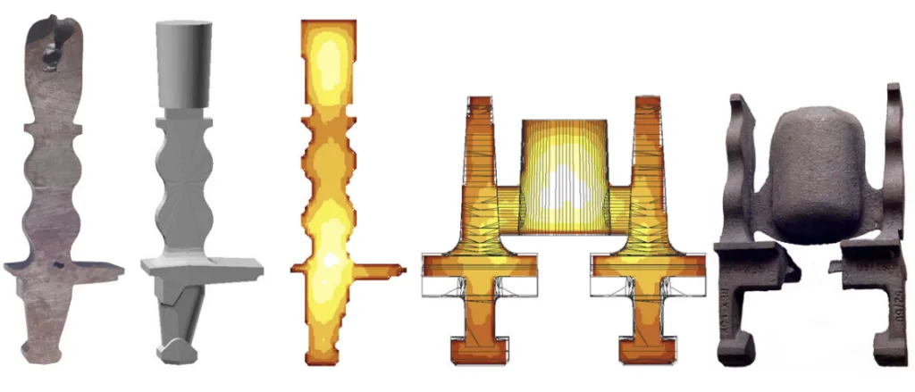 Figure 4. Ductile iron railway insert casting by Disamatic process 
