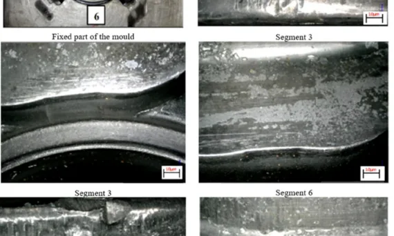 Figure 3: Worn solid half of the mould part - mould insert