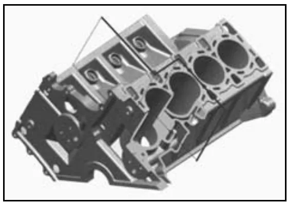 Fig. 4. Z-shaped section of the cylinder block