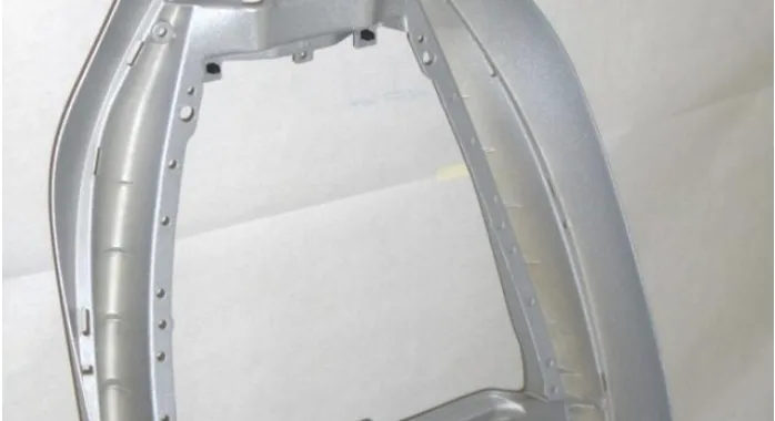 Figure 1: Reference automotive backrest frame constructed from high-pressure die-cast AM50 Magnesium Alloy (Total Mass = 1.8 kg)