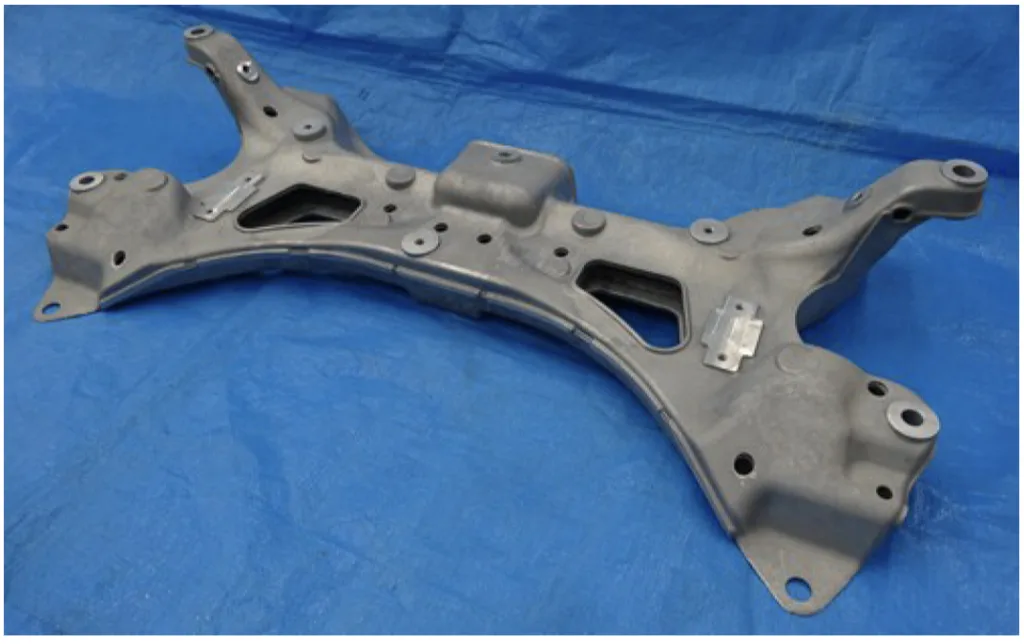 Figure 1. Developed hollow aluminum subframe