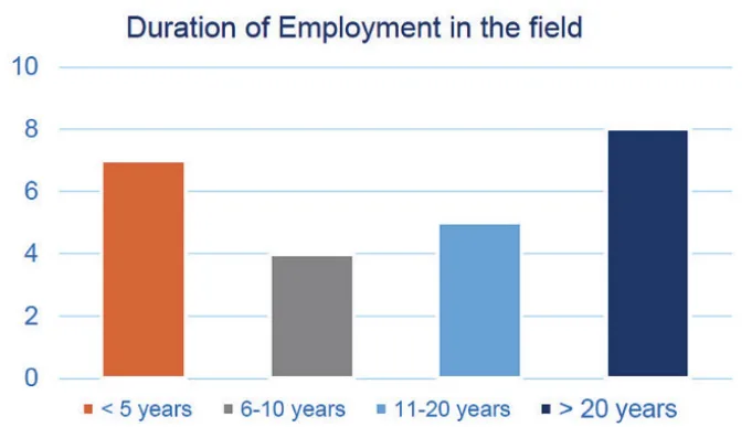 Figure 4 Expert sample group Working Experience
