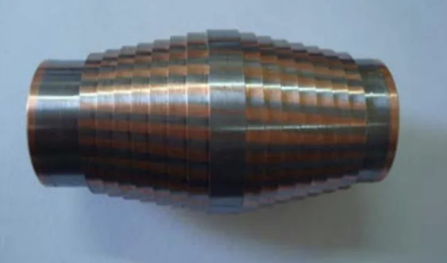 Figure 1, internal quality of cast copper rotors