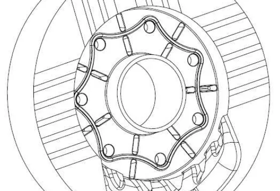 Figure 2. Shaped insert model [Dostal 2012]