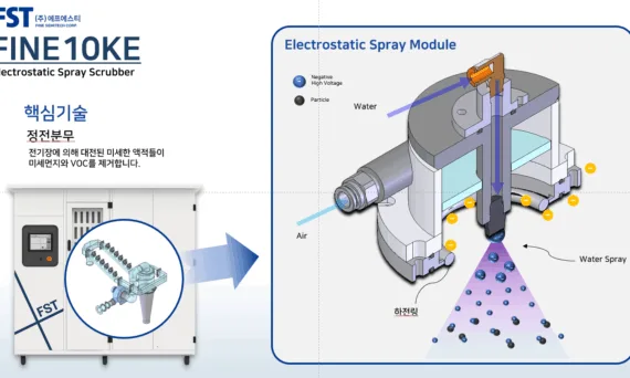 FST FINE 10KE Electrostatic Spray Scrubber