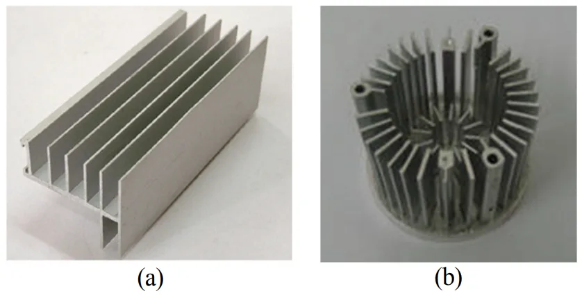 [Fig. 1] Heat sink by direct extrusion & die casting