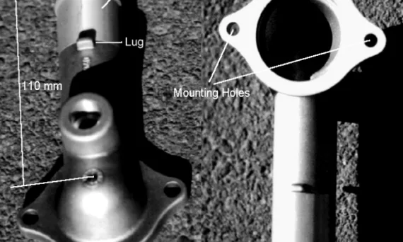 Figure 1.1 Automotive Water Inlet Casting.