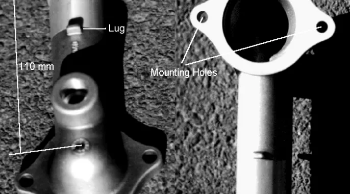 Figure 1.1 Automotive Water Inlet Casting.