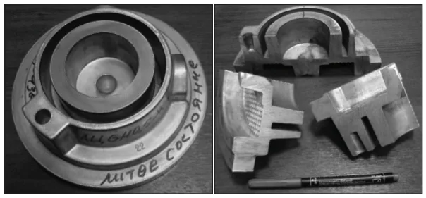 Figure 1. Examples of alloy AZ6NF castings