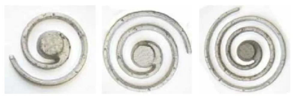 Figure 10. Casting produced by aluminum 356 at different temperatures using gravity casting