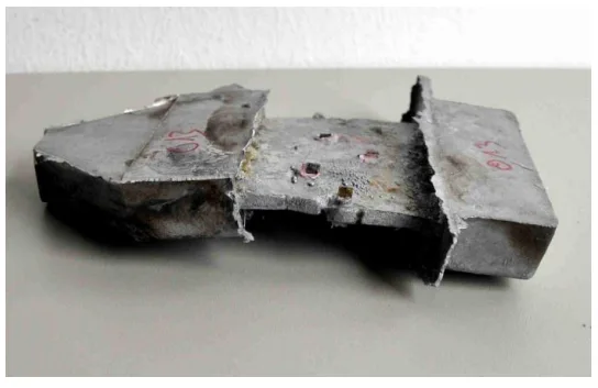 Figure 8. Deformation of an aluminum casting part.