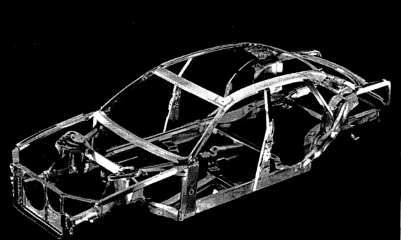 Figure 6. Aluminum spaceframe (Source: Paefgen 1994)