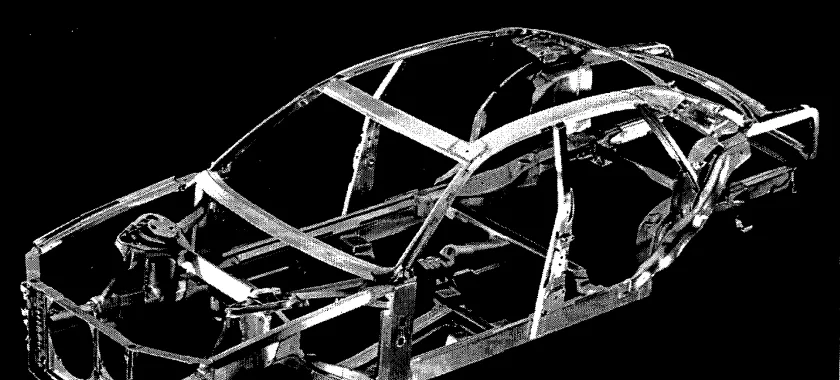 Figure 6. Aluminum spaceframe (Source: Paefgen 1994)
