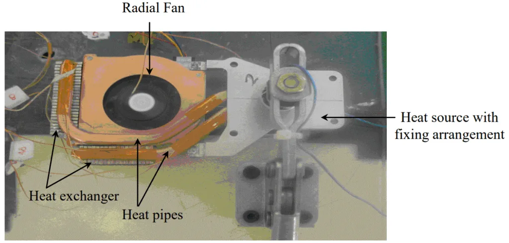 Figure 1.3 Remote Heat Exchanger for cooling laptop microprocessors.