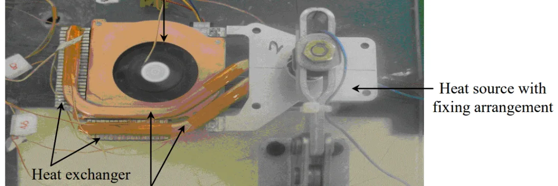 Figure 1.3 Remote Heat Exchanger for cooling laptop microprocessors.