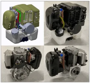 Figure 15. CK1 engine – external views.