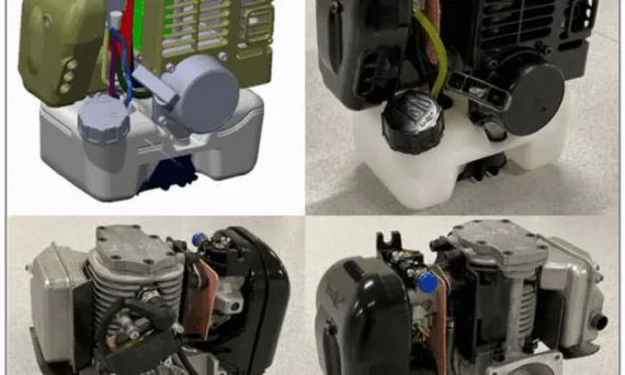 Figure 15. CK1 engine – external views.