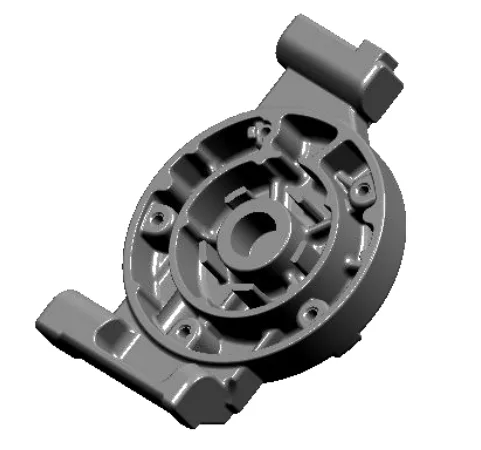 Fig. 2 Analysis model of a rear head housing