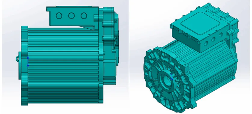 Fig. 1. Structure of die-casting motor