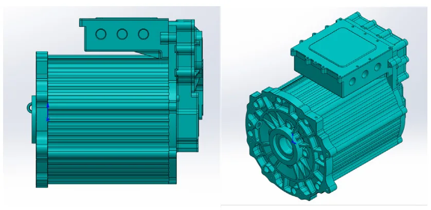 Fig. 1. Structure of die-casting motor
