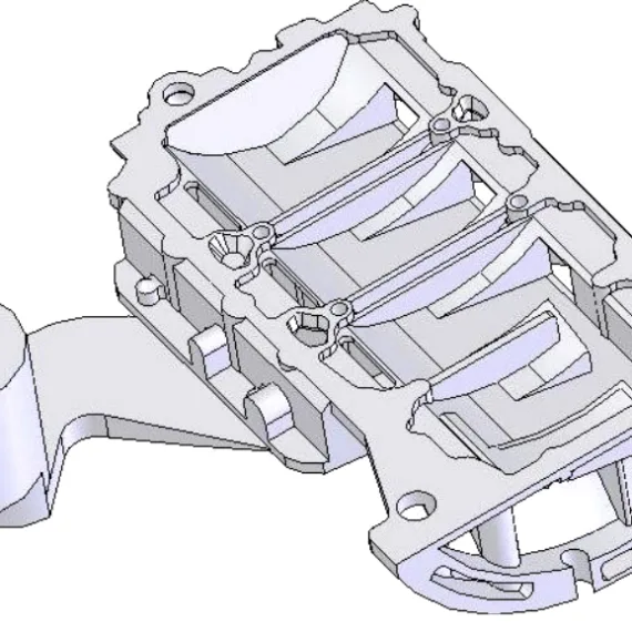 Fig. 1: Geometry of Ladder frame part used for simulation